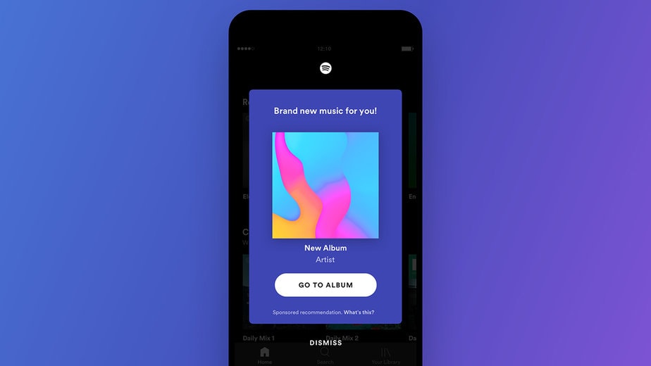 marquee banner spotify for artists